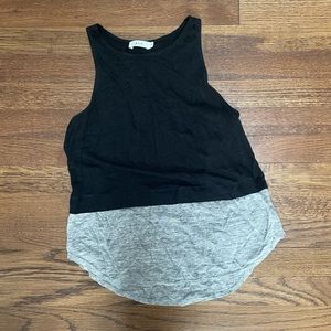 Really cute black and gray tank top from A.L.C.
